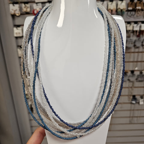 In His Image Multi-Strand Beaded Necklace