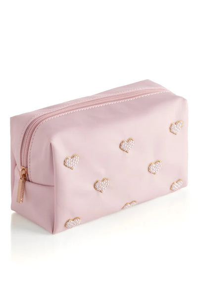 Pearl Hearts Cosmetic Pouch