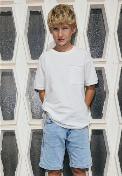 Mayoral Neutral Lined Cotton Top