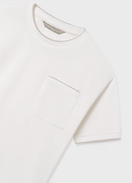 Mayoral Neutral Lined Cotton Top