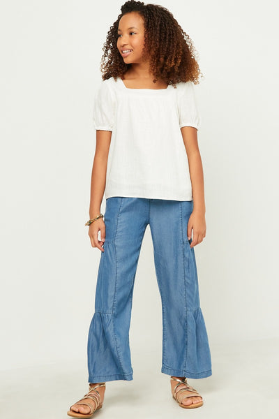 Hayden Off White Puff Sleeve Top