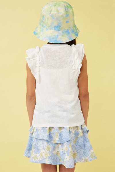 Hayden Off White Textured Tank