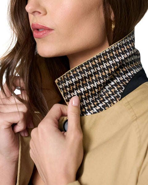Liverpool Raglan Coat with Pleat