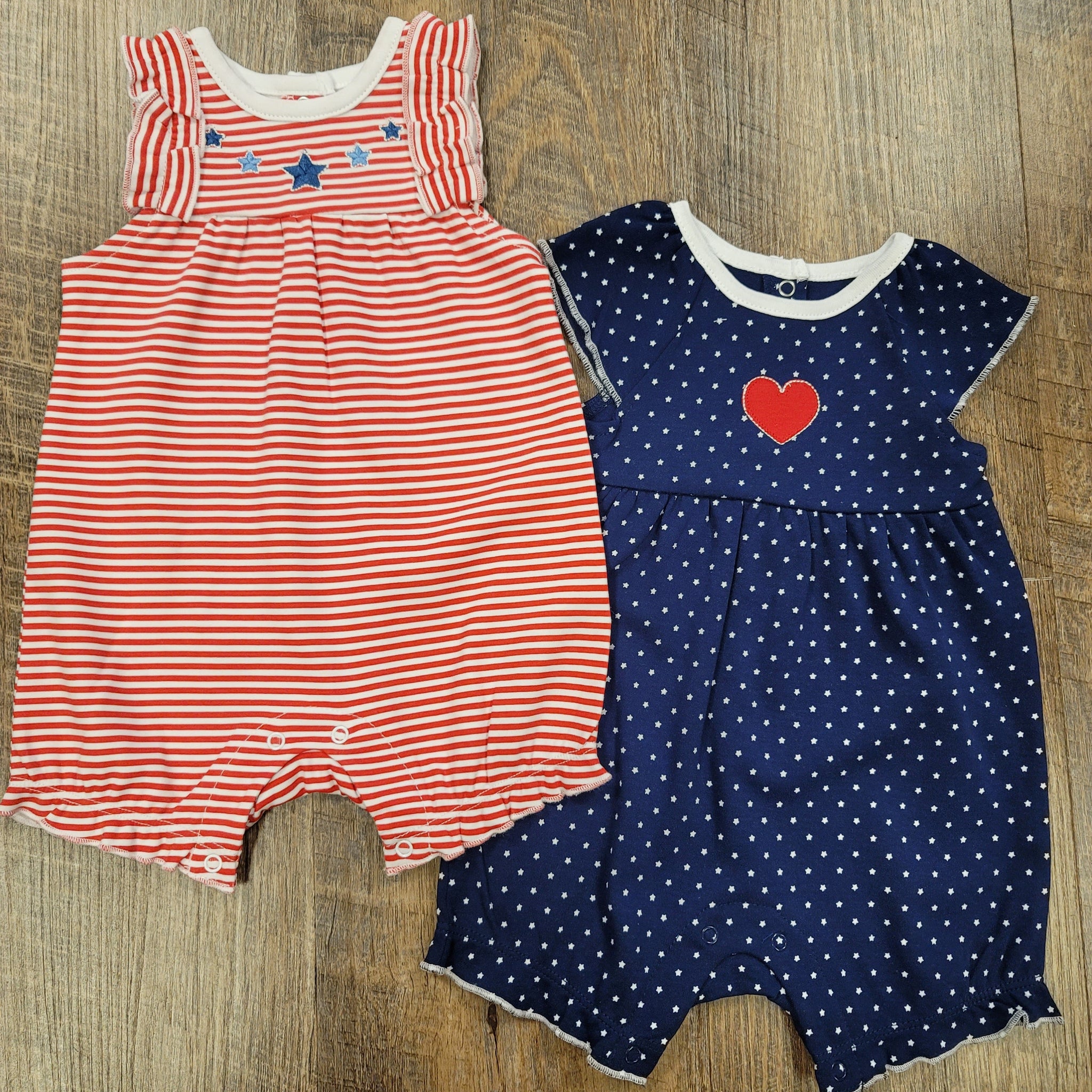 Americana 2-Pack Rompers