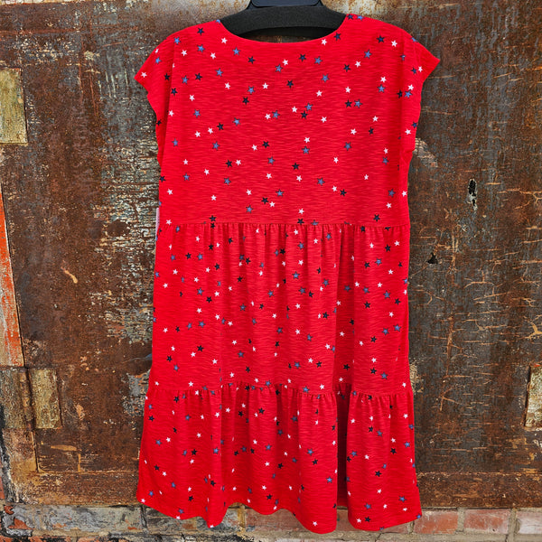 Multiples Tiered Multi-Star Dress