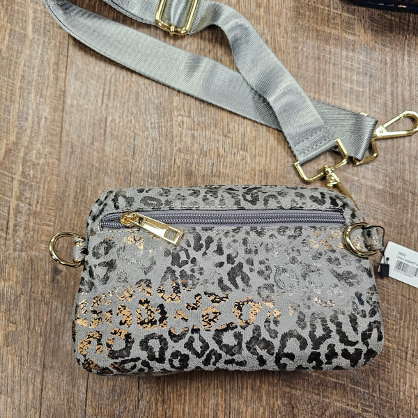 Leopard Vegan Leather Bum Bag