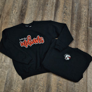 Indians Puff Paint Sweatshirt