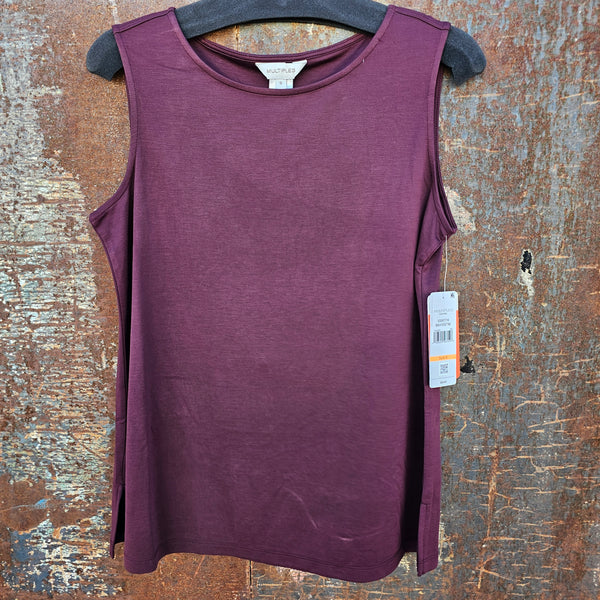 Multiples Scoop Neck Auburn Tank