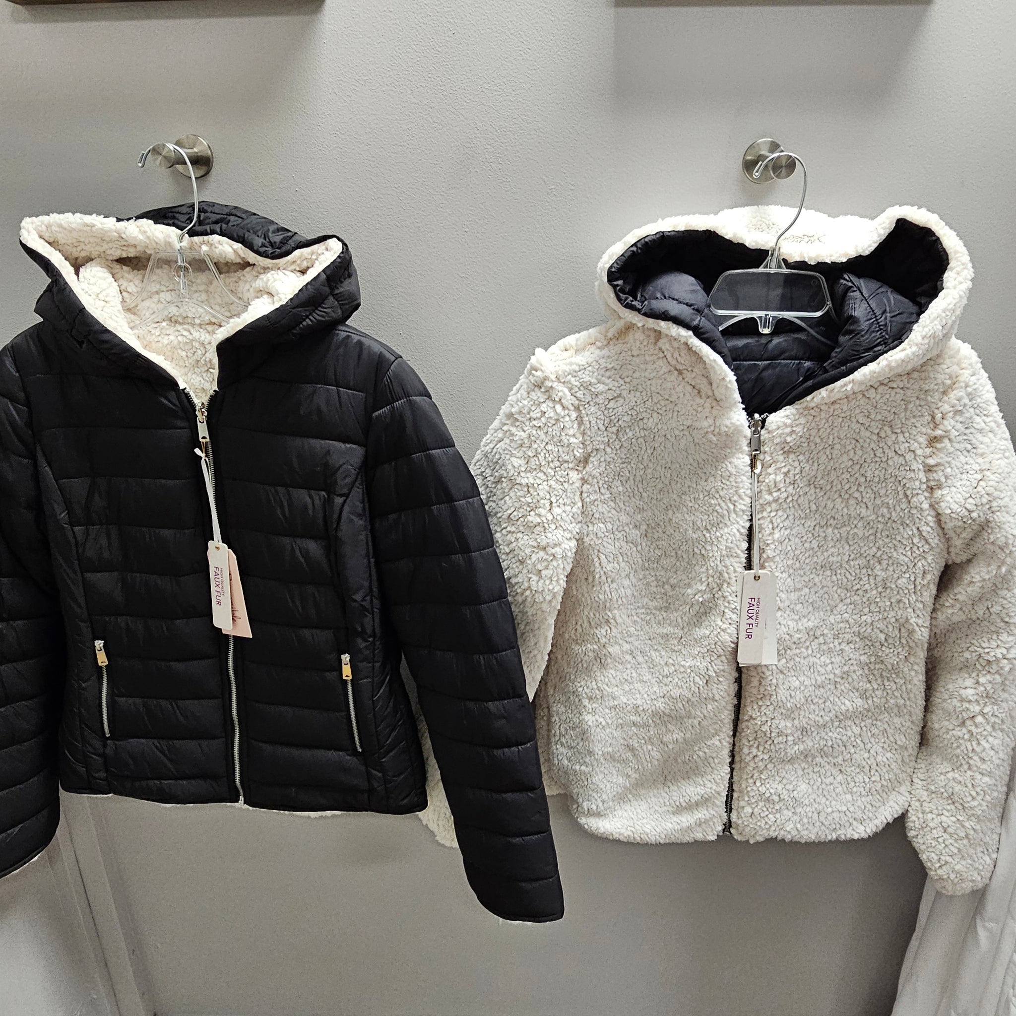 Reversible Sherpa Puffer Jacket