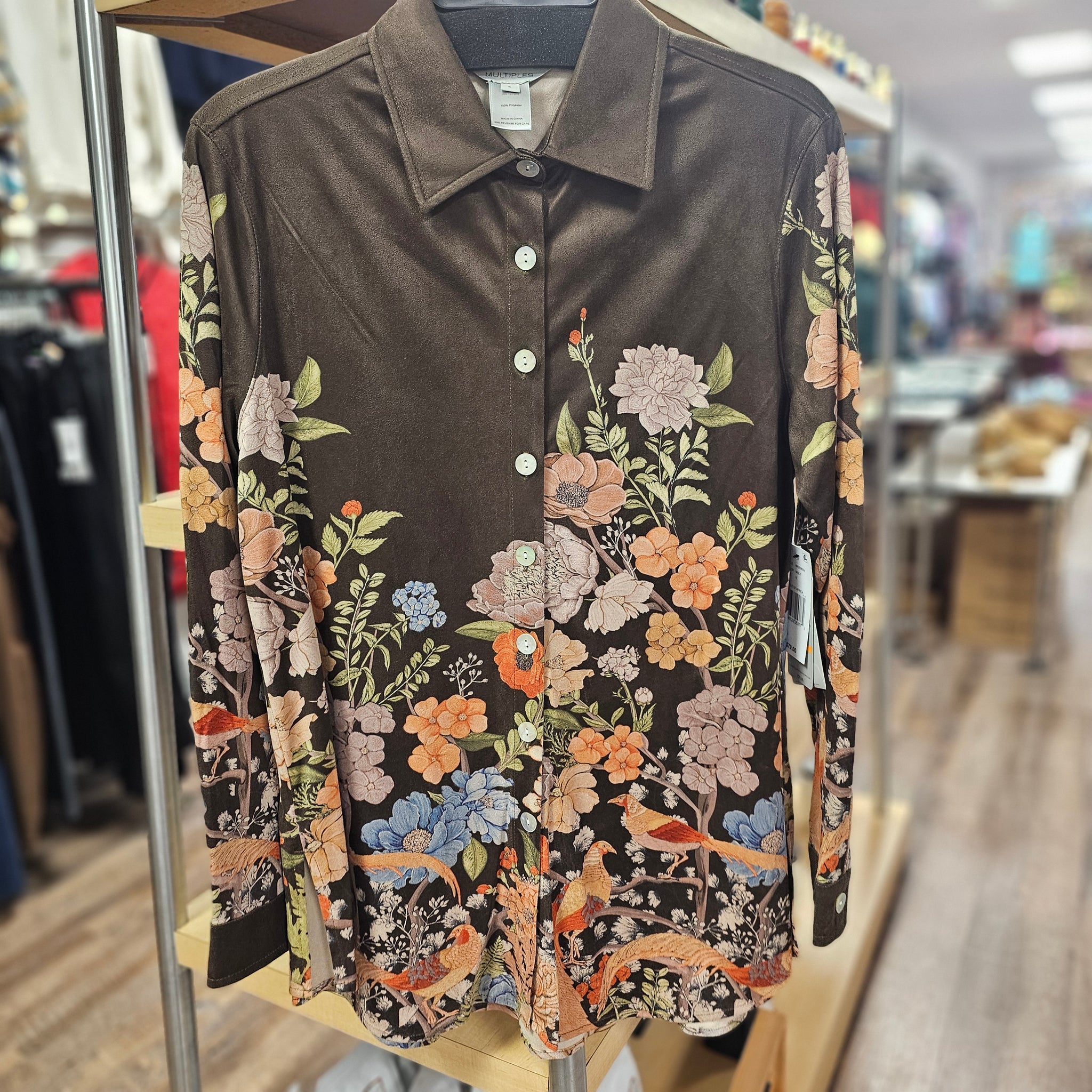 Multiples Floral Shirt