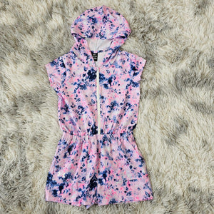 UA Girls Patterned Swim Coverup Romper