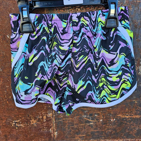 UA Girls Wavy Neon Shorts