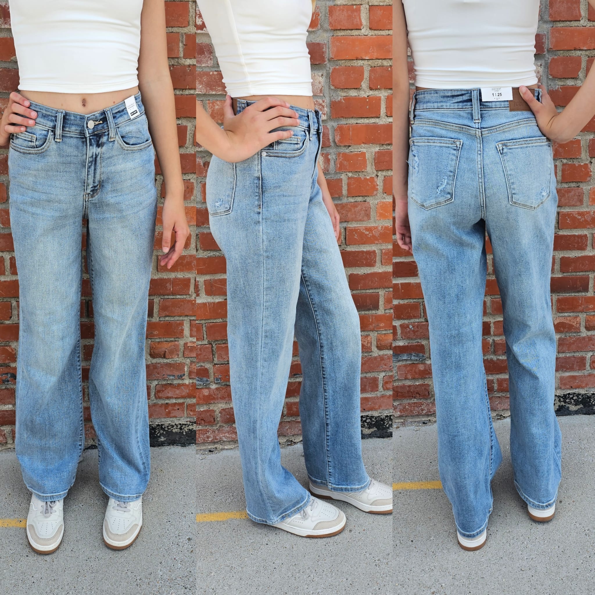 Judy Blue Light Wash Straight Jean