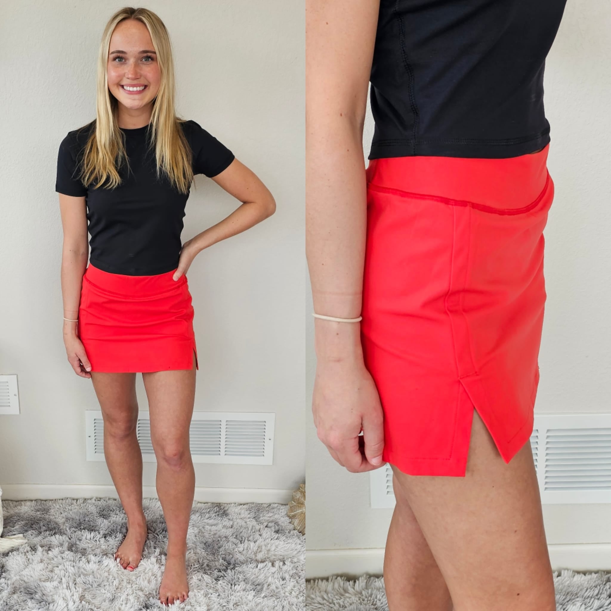 Mono B Cherry Essential Active Skort