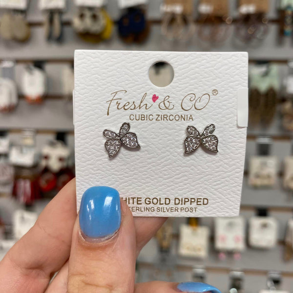 Dainty Butterfly Studs