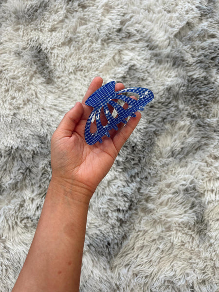 Gingham Hair Clips