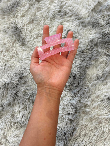 Gingham Hair Clips