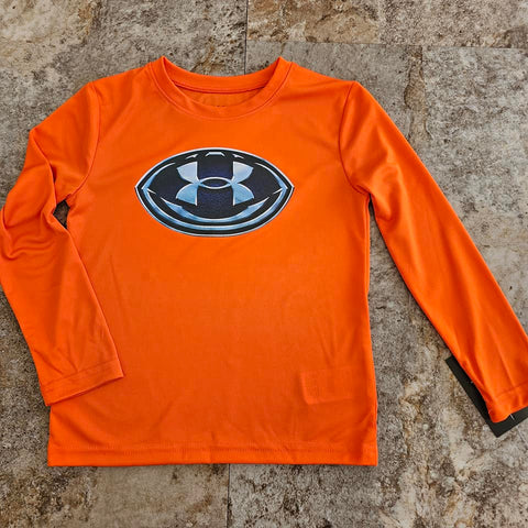 UA Boys Neon Orange Tee