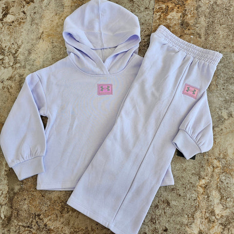 UA Girls Lavender Sweats and Hoodie Set