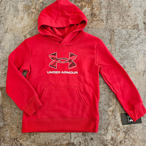 UA Boys Red Camo Logo Sweatshirt