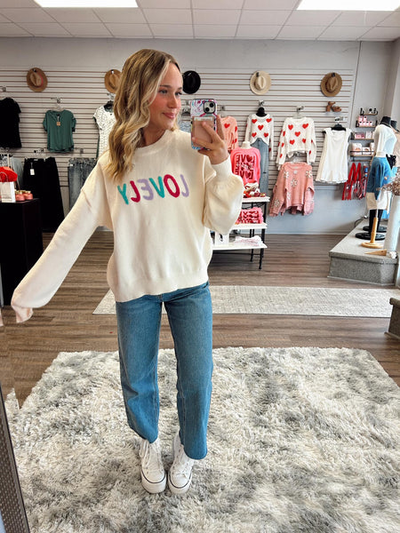 Lovely Ivory Knit Sweater