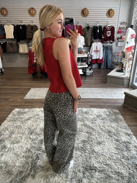 Miou Muse Leopard Print Pants