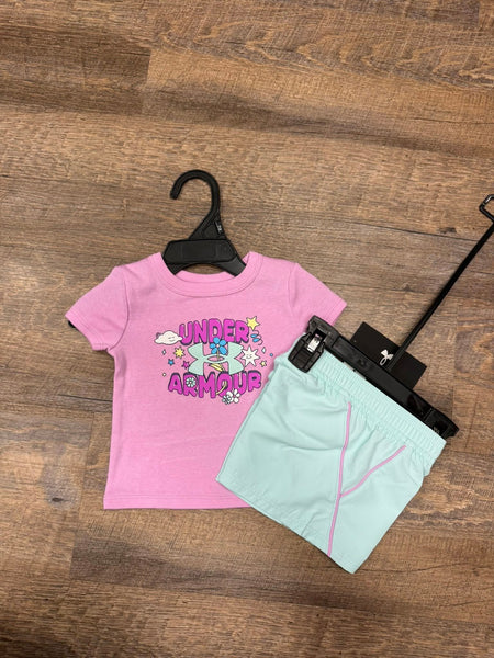 UA Girls Purple & Teal Set