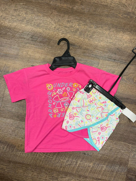 UA Girls Pink Rave Set