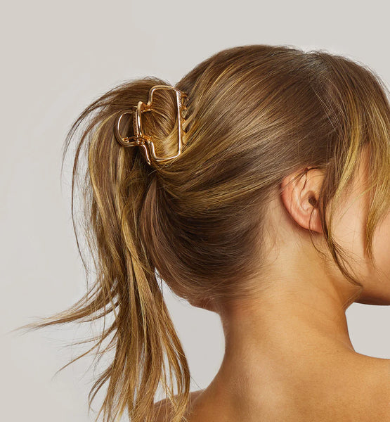 Kitsch Gold Metal Cloud Claw Clip