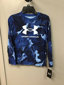 UA Boys Blue Camo Tee