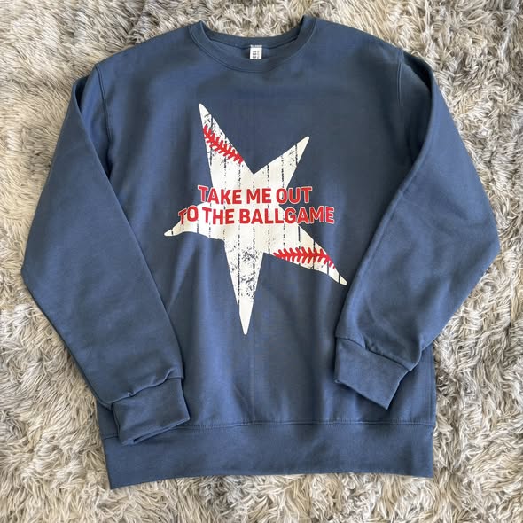 Star Take Me out to the Ballgame Sweatshirt