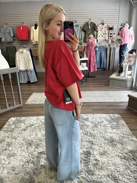 Nebraska Red Husker Mascot Tee