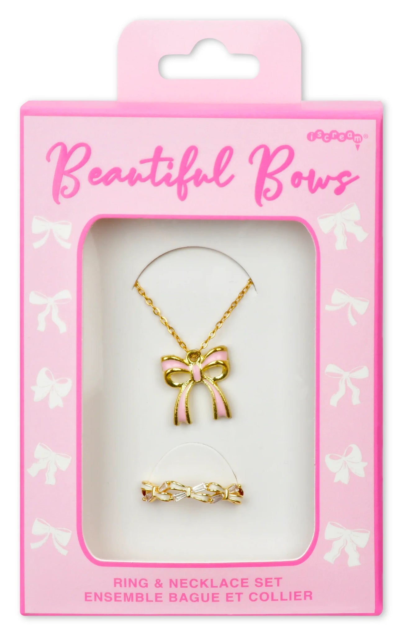 Beautiful Bows Ring and Necklace Set