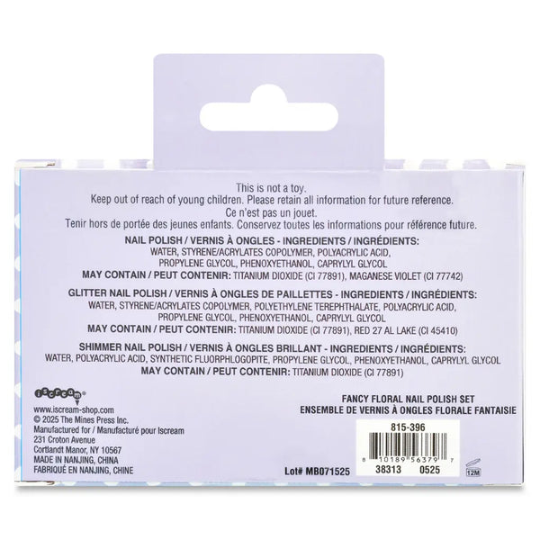 iSream Fancy Floral Nail Polish Set