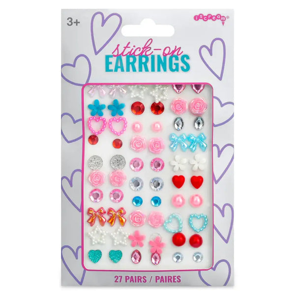 iSream Sparkly Stick-On Earrings