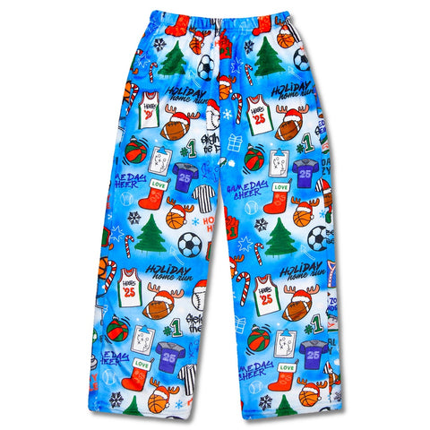 Plush Holiday Game Day Pants