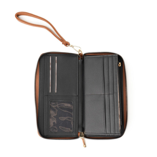 Kedzie Eclipse Convertible Zip-Around Wallet