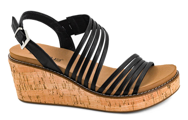Corkys About Last Night Black Sandal