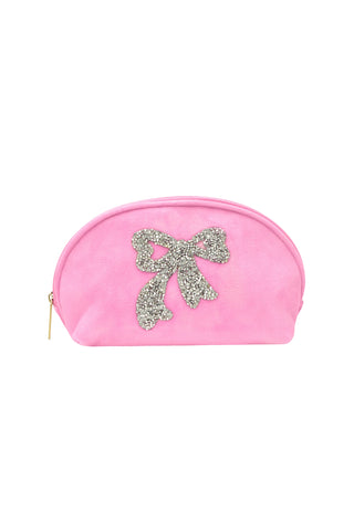 Beautiful Bow Pink Cosmetic Bag