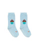Cupcake Birthday 3D Kids Crew Sock