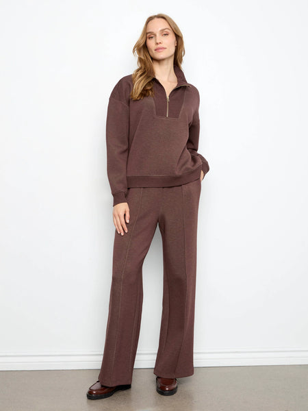 Charlie B. Soft Scuba Wide Leg Jogger Pants