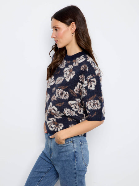 Charlie B. Balloon Elbow Sleeve Knit Sweater