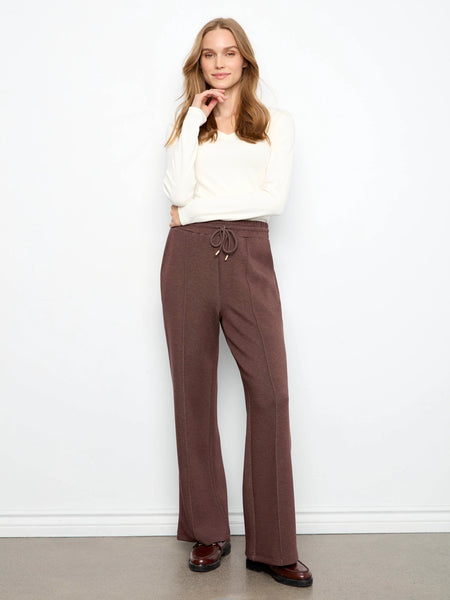 Charlie B. Soft Scuba Wide Leg Jogger Pants