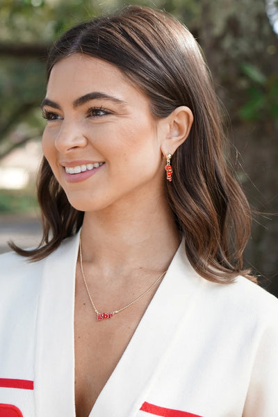 Nebraska Huskers GBR Slogan Necklace