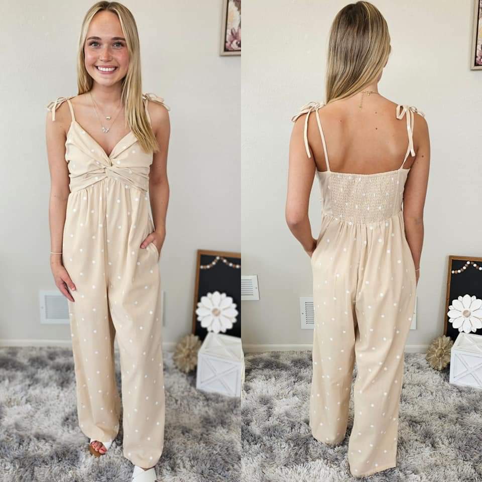 Polka Dot Jumpsuit