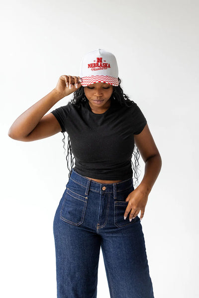 Nebraska Albon Checkered Hat