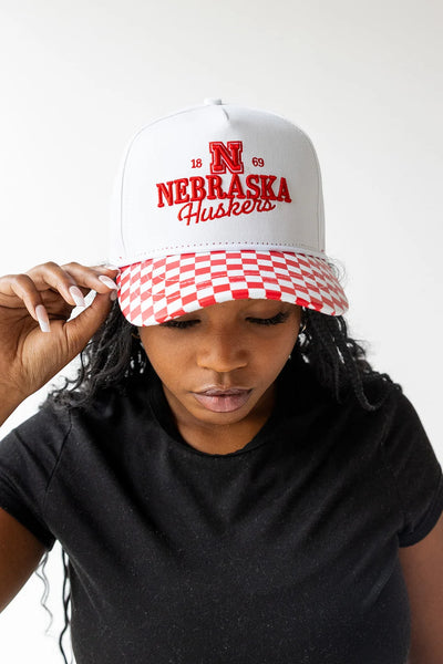 Nebraska Albon Checkered Hat