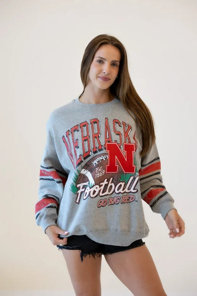 Nebraska Langford Fleece Crew