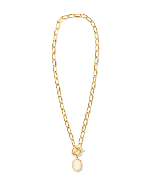 Daphne Convertible Gold Link and Chain Necklace-IMP