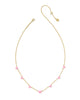 Lillia Butterfly Gold Enamel Strand Necklace